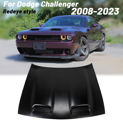 Hood Panel For 2008-2023 Dodge Challenger Red eye Hellcat style