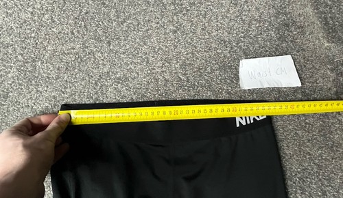 Nike Pro Leggings Womens Large Black Drifit Mid Rise Mesh Tight 28” Ladies - Picture 14 of 18