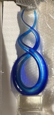 Badash Blue Murano-Style Glass Sculpture