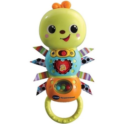 Vtech Babyspielzeug RAUPENRASSEL Greifling Kleinkindspielzeug Musik Motorik