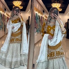 Pakistani Eid Dress Salwar Kameez Ready To Wear Suit Wedding Party Bollywood New