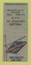 Cubierta Matchbook Neumáticos Goodyear Phillips Chevrolet La Jara Colorado USADA BOBTAIL