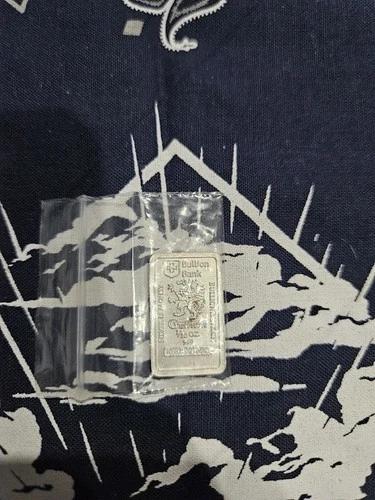 Bullion Bank Gryphon 1/10th an ounce  .999 Silver Bar ( rare ) 1/10oz