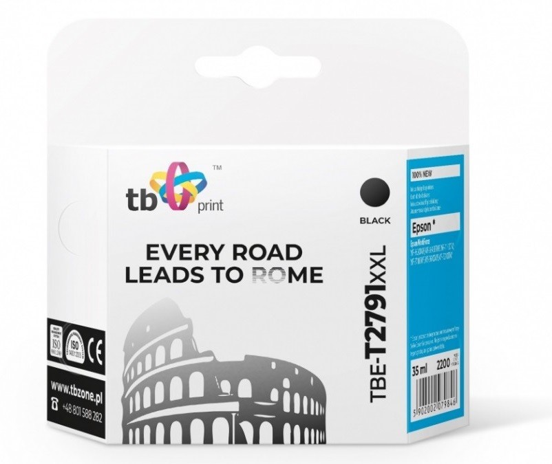5902002079846 Ink for Epson WF-3620 TBE-T2791XXL black 100 new TB Print 2690₽