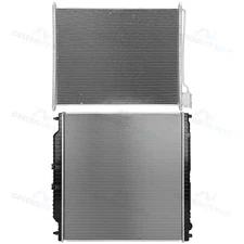 Aluminum Radiator & AC Condenser Cooling Kit for 2003-2004 Ford F-250 Super Duty
