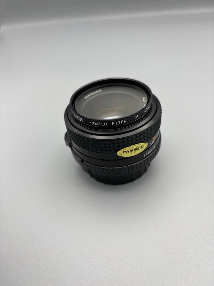 Minolta MD 50mm 1:2 F2 Camera Lens! ~ Tested Works - Image 3 of 4