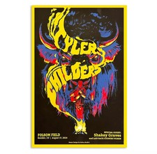 Tyler Childers August 17 2024 Folsom Field In Boulder CO Poster Reprinted