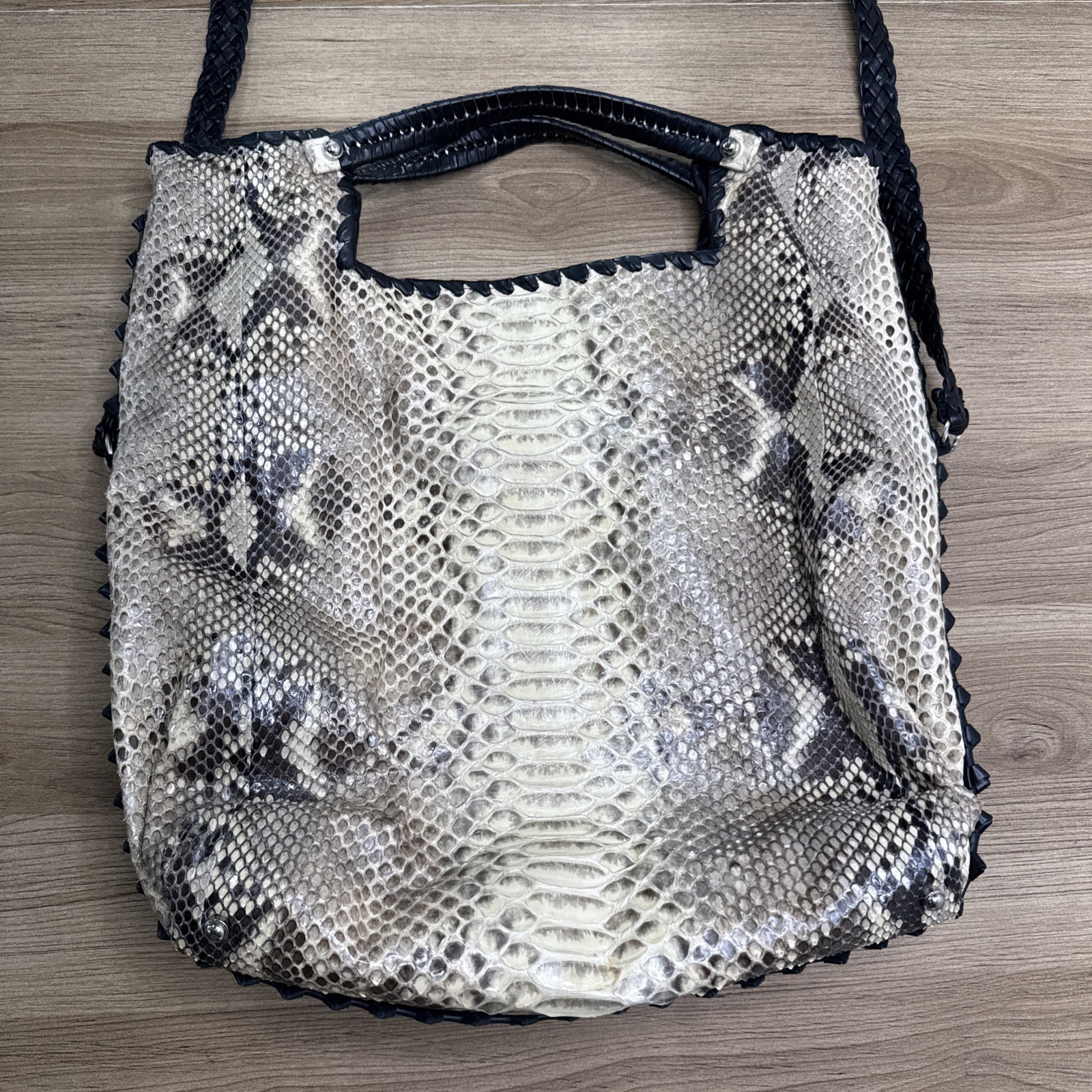 Anthony Luciano Genuine Python Snakeskin Leather … - image 3