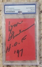 Don Shula Signed Cut PSA DNA Certified Autograph Dolphins Auto Inscribed HOF '97