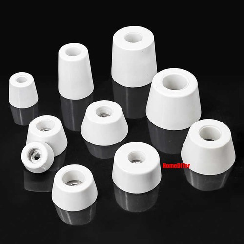 White Rubber Feet Pads With Washer Rubber Bumper Anti-Vibration Foot Pad Damping - Picture 10 of 19