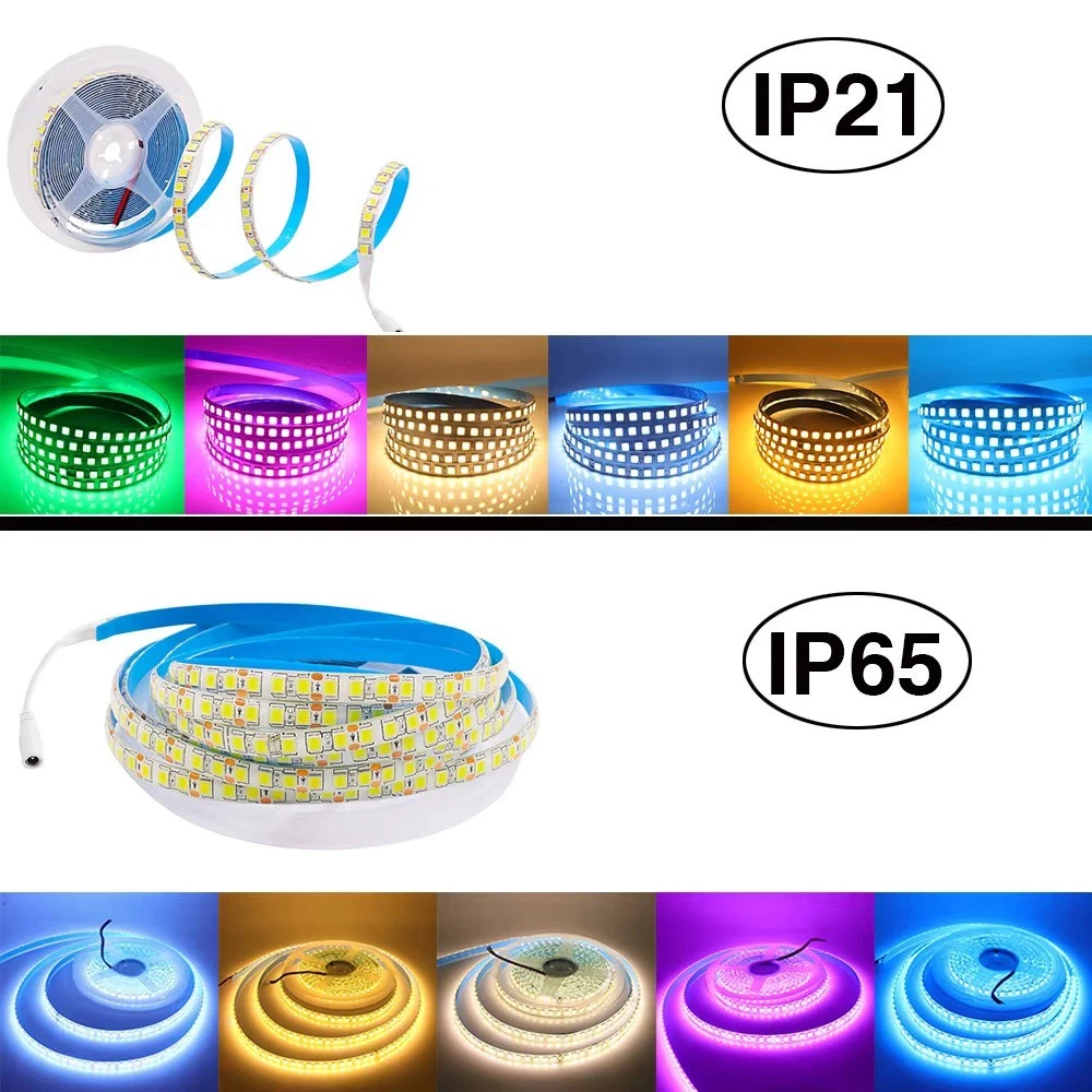 1-5M5054 LED Strip Light IP65 Waterproof Tape Accent Cabinet Decorative Lighting