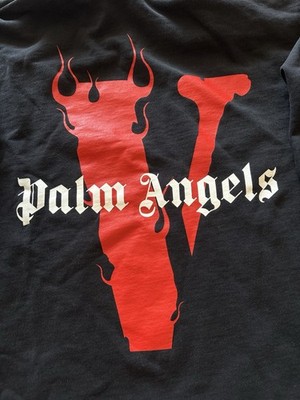 Vlone x Palm Angels Black / Red Hoodie Size Large | eBay