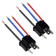 2-Pack H4 9003 HB2 Wiring Harness Headlight Male Socket Connector Compatible