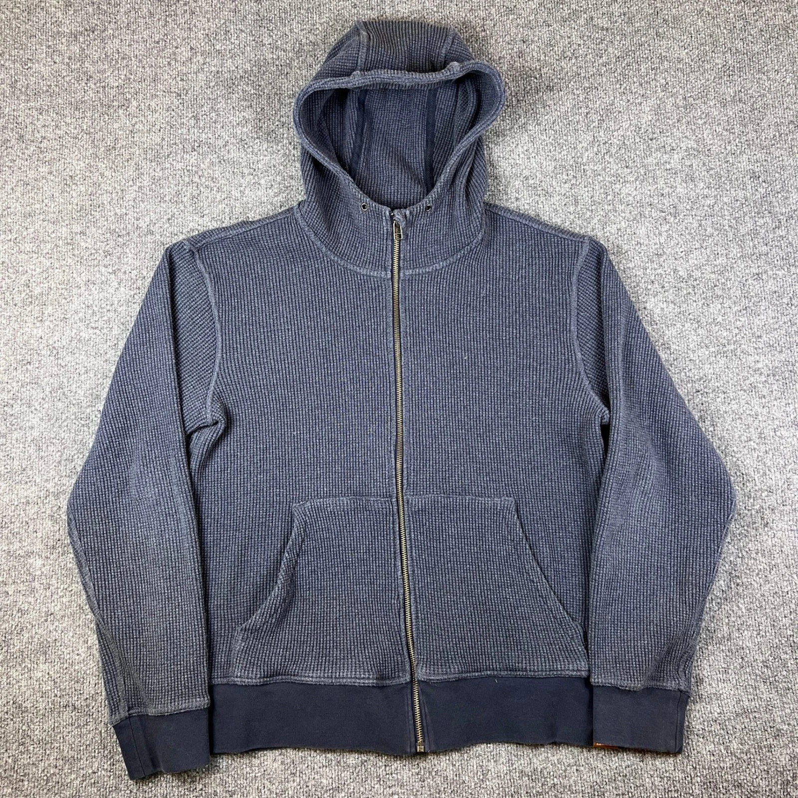 LL Bean Signature Hoodie Mens M Blue Thermal Waffle Knit Full Zip Sweatshirt
Opens in a new window o