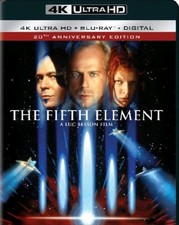The Fifth Element 4K Ultra HD Blu-ray Digital 20th Anniversary NEW, SEALED 