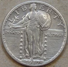 1917-D Type 2 Standing Liberty Quarter 25c XF-AU as Pictured L3