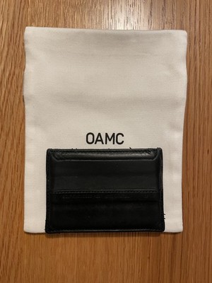 OAMC Black System Card Holder Made In Italy