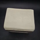 McCoy Pottery Matte White Rectangle Vase Planter Vintage Ceramic