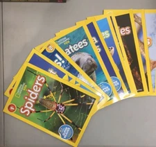 Lot of 10  NATIONAL GEOGRAPHIC KIDS Reader Books- Level 1-3 *RANDOM MIX*