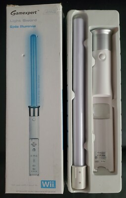 Gamexpert Light Sword For Nintendo Wii Remote (Blue) with box and
