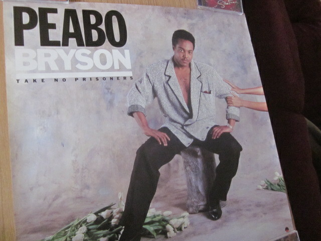 Peabo Bryson 1985 Take No Prisoners Promo Poster Robbie Buchanan Dann Huff