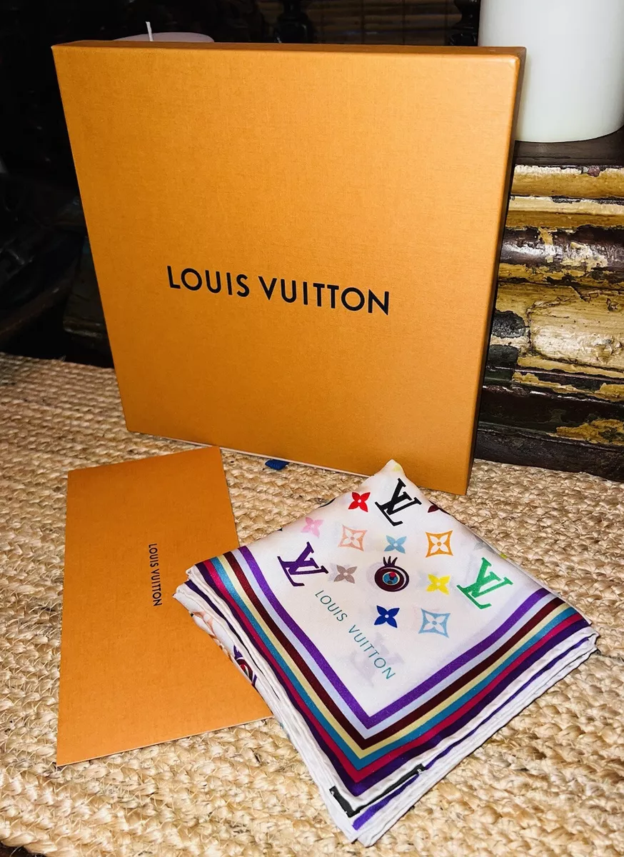 lv satin head scarf