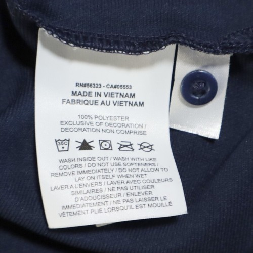 Nike Ole Miss Rebels Dri-Fit Solid Polo Shirt Navy Blue Men's L - Picture 7 of 7
