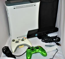 XBox 360 60GB Console Power A, Jasper Controller Adapter Kinect Sensor HDMI PKG