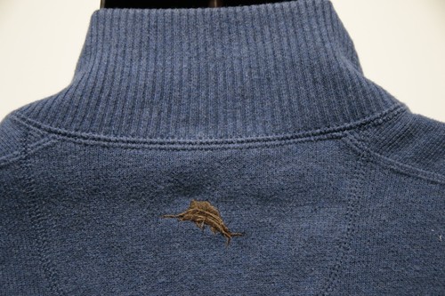 Tommy Bahama Reversible 1/4 Zip Top Brown/Blue XL 100% Cotton Very Nice! - Picture 9 of 14