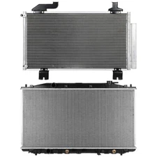 Radiator&AC Condenser Cooling Kit For 2010-2014 Acura TSX 3.5L 3471CC V6 4-Door