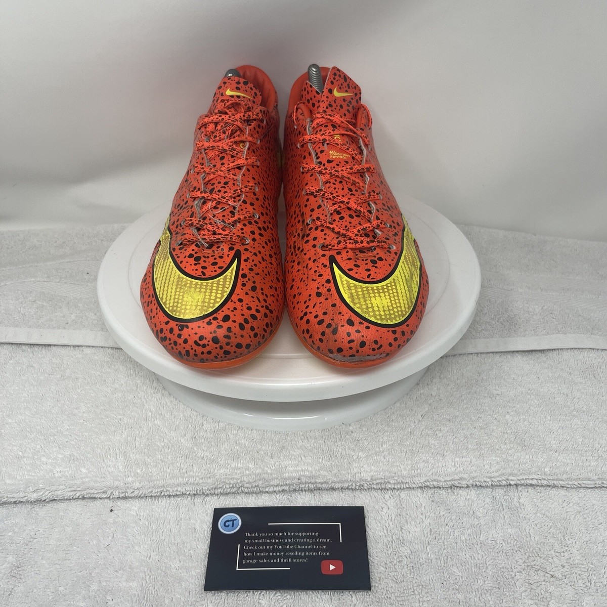 Nike Mercurial Vapor IX CR7 Safari 385425-306 FG Total Crimson