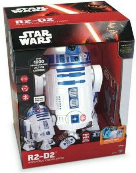Star Wars Robotic R2d2 Droid Interactive Toy Remote Control Action Sound Walking for sale online
