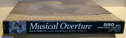 New Sealed 1991 HOYLE Products MUSICAL OVERTURE 550 Pc Jigsaw Puzzle - Picture 2 of 2