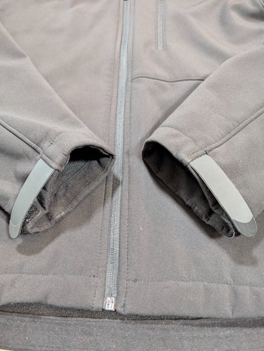 Tech By Tumi Jacket Men's Medium Soft Shell Fleece Lined Full Zip Classic Gray - Picture 5 of 16