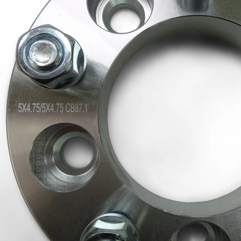 Пара колесных распорок 5x4,75 дюйма 1,5 дюйма 12 мм метрическая посадка Chevelle Nova Corvette Chevy II - Изображение 4 из 4