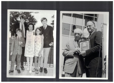 Original Bowie Kuhn Ford Frick Baseball Hall of Fame 5x7 Photo PLUS PCBX3