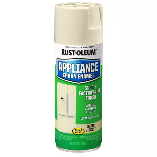 Rust Oleum 12 Oz. Appliance Epoxy Gloss Biscuit Spray Paint (6 Per Pack) - Picture 9 of 12