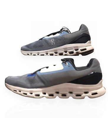 On Running Men\'s Navy and Light Gray Athletic Shoes size 12 On Cloud Mens Size 12 Running Shoes Gray Sneakers. See Pics  main image 4