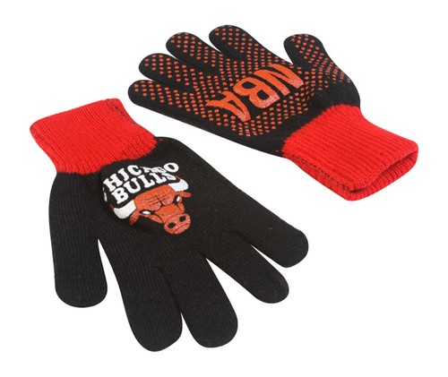 Chicago Bulls Boys Gloves - Picture 2 of 3