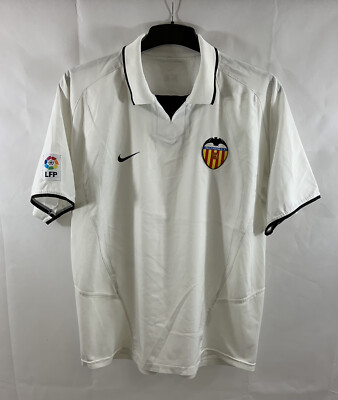 Valencia Home Football Shirt 2002/03 Adults Medium Nike C194 | eBay UK