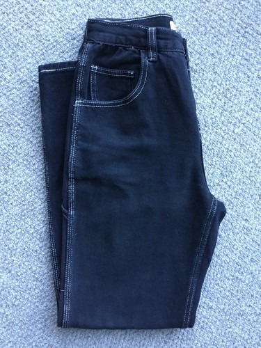 MOTEL DENIM DAMEN SCHWARZE BOYFRIEND JEANS GR. S - Bild 4 von 4
