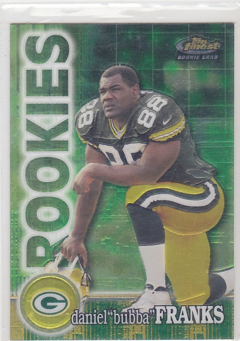 Bubba Franks - 2000 Topps Finest #141 - Rookie #d 0426/2400 - Green Bay Packers