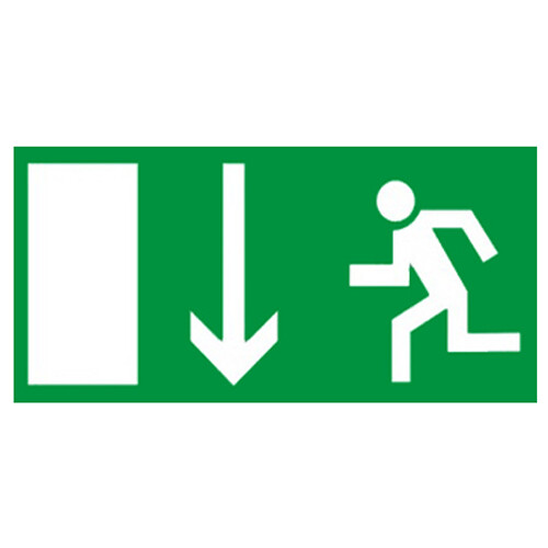 Cartello Fotoluminescente Con Freccia In Alto A Dx - SEG EL720206WP