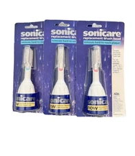 3 Phillips Sonicare HRI 8490-3005-01 Single Replacement Brush Heads NEW