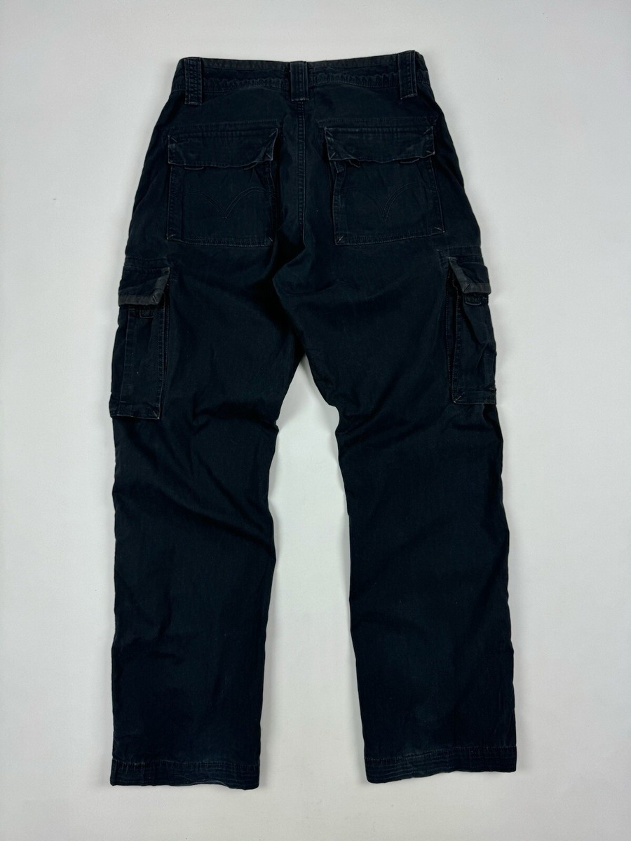 パンツ y2k Levi's 503 Faded Black Cargo Denim Y2K Vintage Levi's Black Cargo Pants | eBay