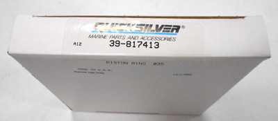MERCURY piston ring set 465, 500, 502 Mag, 525SC & MIE 8.2L .035 over sized 