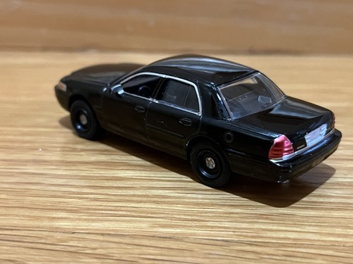 Greenlight 1/64 2008 Ford Crown Victoria Black Unmarked Police Car Loose Rare 🚔 - Picture 12 of 13