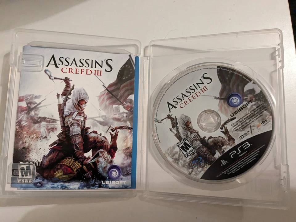 Assassin's Creed Lot of 3 CIB Playstation PS3 Games 3 4 & Rogue All Tested/Work - Image 2 of 4