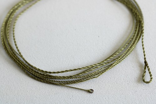 Geflochtenes Fliegenvorfach knotenlos mit Schlaufe & Ring Fliegenfischen Leader - Picture 14 of 21