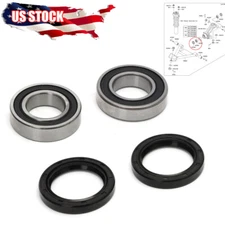 For Kawasaki Mule Front Wheel Bearings & Seals Kit 2510 3010 4010 UTV 92045-3707